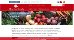 Desktop Screenshot of bilbao-bizkaia.slowfood.es